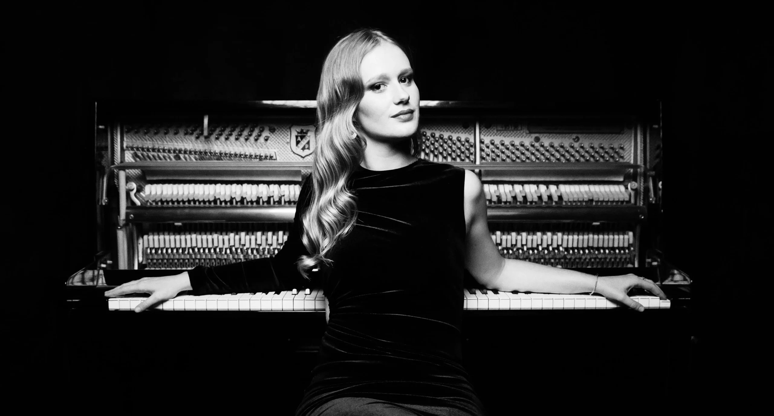 Retrato editorial al piano